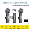 Wireless Lavalier K8 Microphone: 2.4G, Live Recording, Three-Level Noise Reduction, K1 & K9 Models, Small and Versatile.