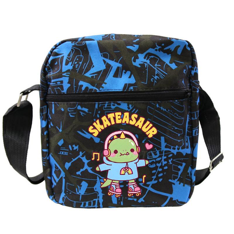 Cute printed shoulder bag casual multi-functional oblique span bag small bag student stationery bag