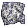 2022 Autumn/Winter Mulberry Silk Mori Style Print Square Scarf - Women's Warm Silk Neck Shawl