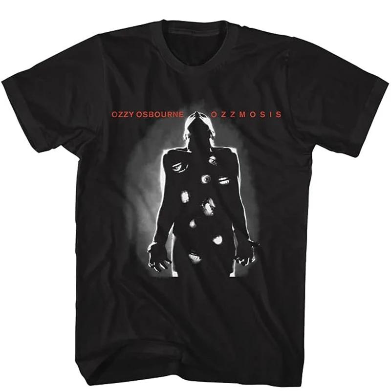 2025 Summer New Ozzy Osbourne Rock Band Print Print T-shirt Men Women Short Sleeve T-shirt High Quality Street Wear Men's Wear