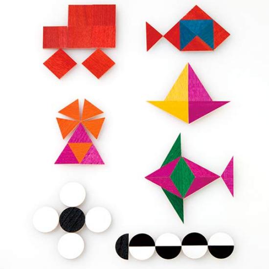 Educational Aids 7 Gift Froebel-kan No. (Colored Board)