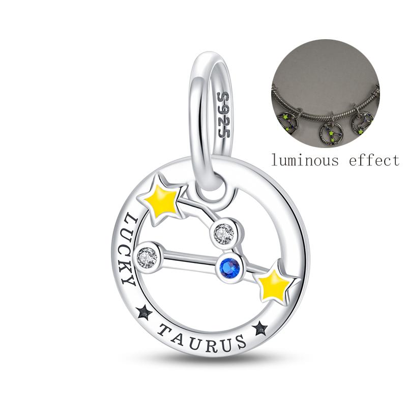Copper Cross Birthday Stone Silicon Stop Charms Bead Dolphin Horseshoe Pendant For Original Bracelet Women Jewelry