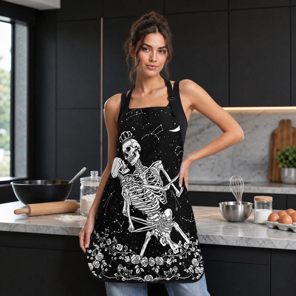 Halloween Print, Creative Novelty Kitchen for Halloween Party