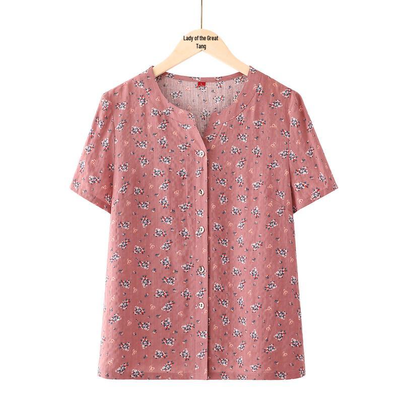 YUZHAOLIN Women s Short Sleeve Round Neck Shirt XL