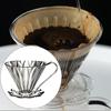 Over Coffee Filter Cup Reusable Maker Brewer Resin Holder Cafe Tools for kitchen and home
