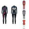 Sexy Iron Man Harley Quinn Halloween Cosplay Jumpsuit Women's Bodysuit