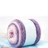 Pure Cotton Rainbow Crochet Thread Ten-Quarter Cake Weaving Yarn Long Gradient Dyeing for Crafting