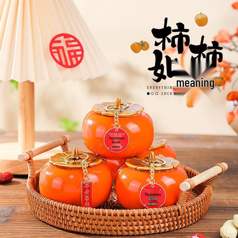 

Persimmon Home Decor for Housewarming: Good Fortune Gift & Ceremony Arrangement