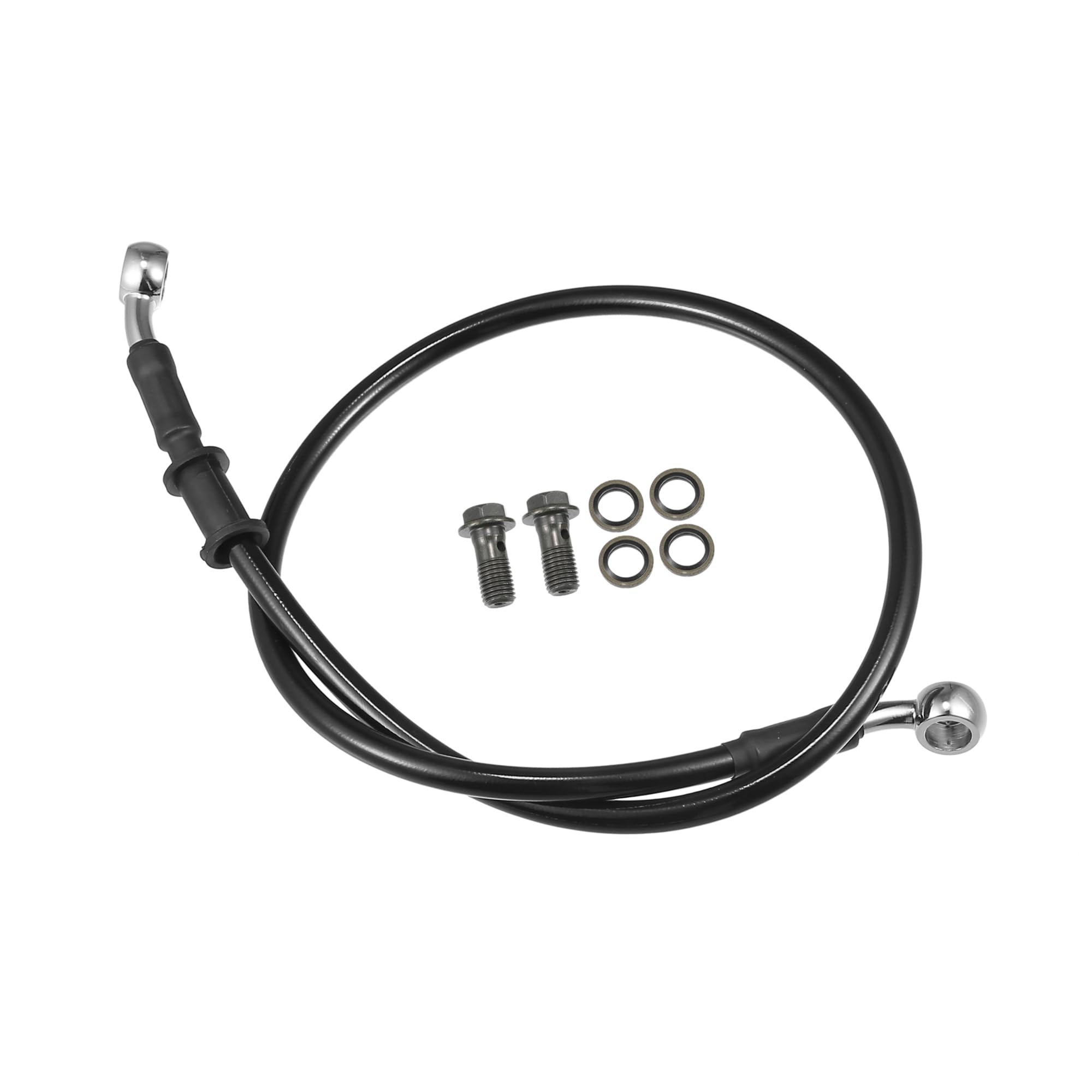 BULLSPANN Мотоциклетный тормозной шланг, Шланг сцепления, Шланг, Для мотоциклов, квадроциклов, внедорожных мотоциклов, Универсальный, 70cm