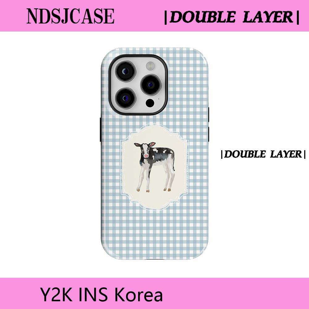 

Luxury Clmj SWAG Milky Vichy Phone Case for Samsung Galaxy A56 S20 S23 S24 S25 S26 FE Plus Ultra Edge 4G 5G Double-layer Cover S26 Ultra 5G