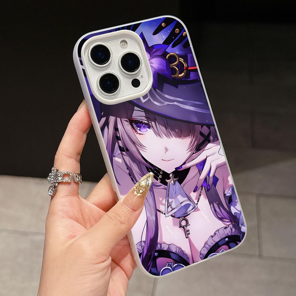 

HSR Herta Jelly Double layer White Mobile Phone Case for iPhone 17 16 15 14 13 12 11 Air Pro Max Plus Protective iPhone 11 Pro