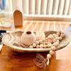 Paulownia Wooden Boat Type Fruit Tray Homestay Natural Village Decorate Retro Old Living Room Solid Wood Candy Plate Snack Plate