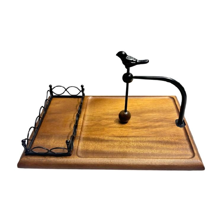 

Handcrafted Wood And Steel Tissue Box Organizer With Spacious Interior Napkin Holder For Kitchen Or Living Room 1