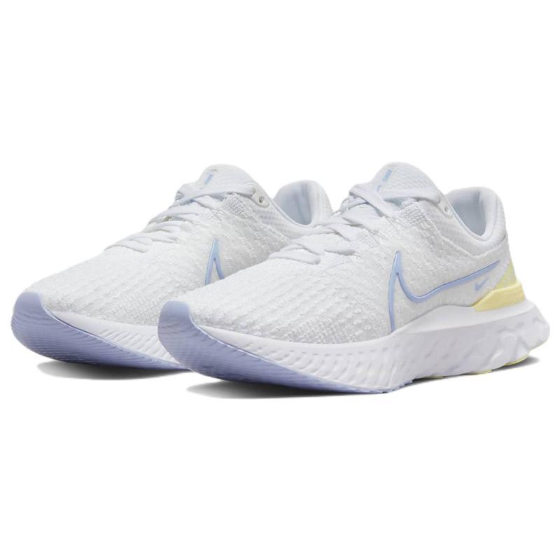 Nike React Infinity Run Flyknit 3 White Violet Citron Tint Women's Sneakers DD3024-100