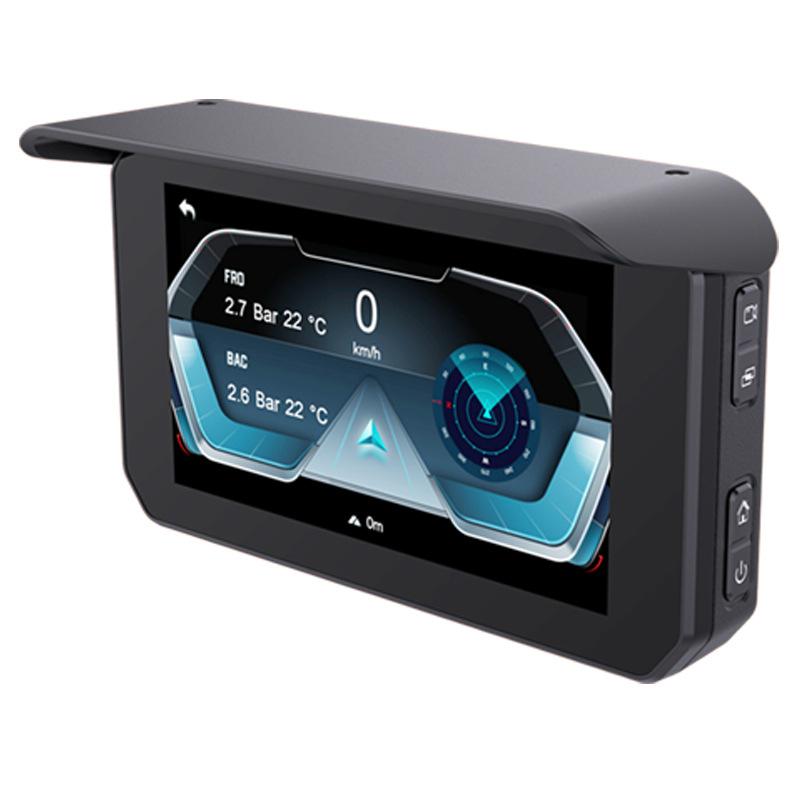 Motorcycle Locomotive Riding Wireless Carplay5 Inch Portable GPS Navigator Motorcycle Driving Recorder