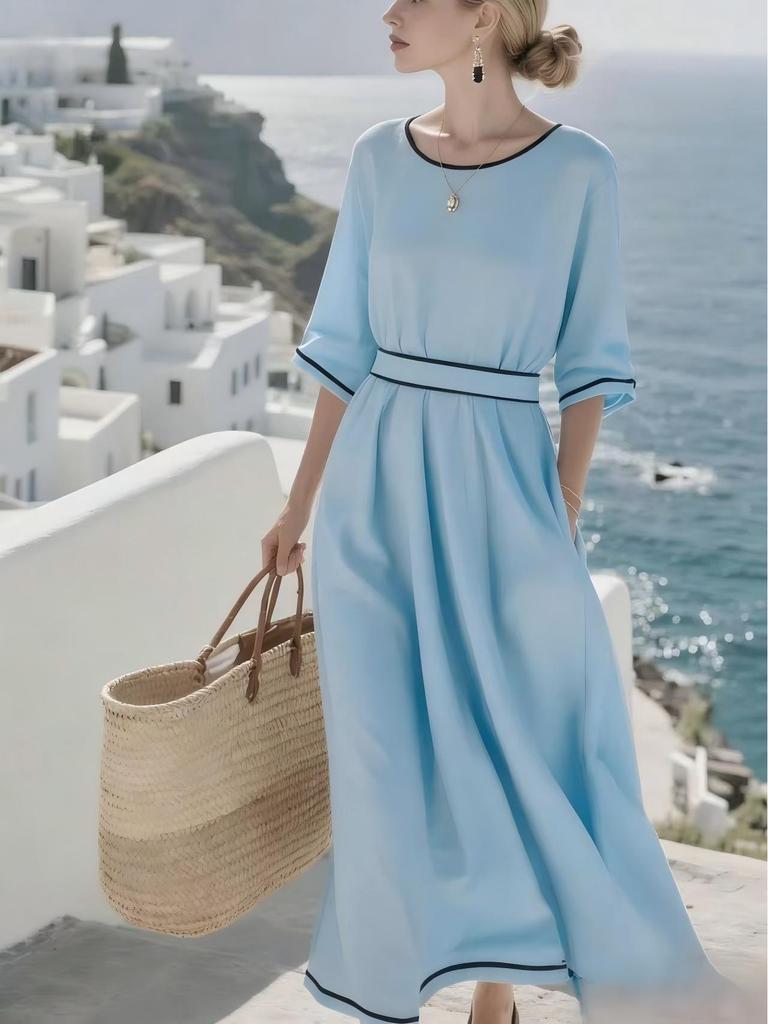 Elegant European & American Summer 2026 Cross-Border Long Dress