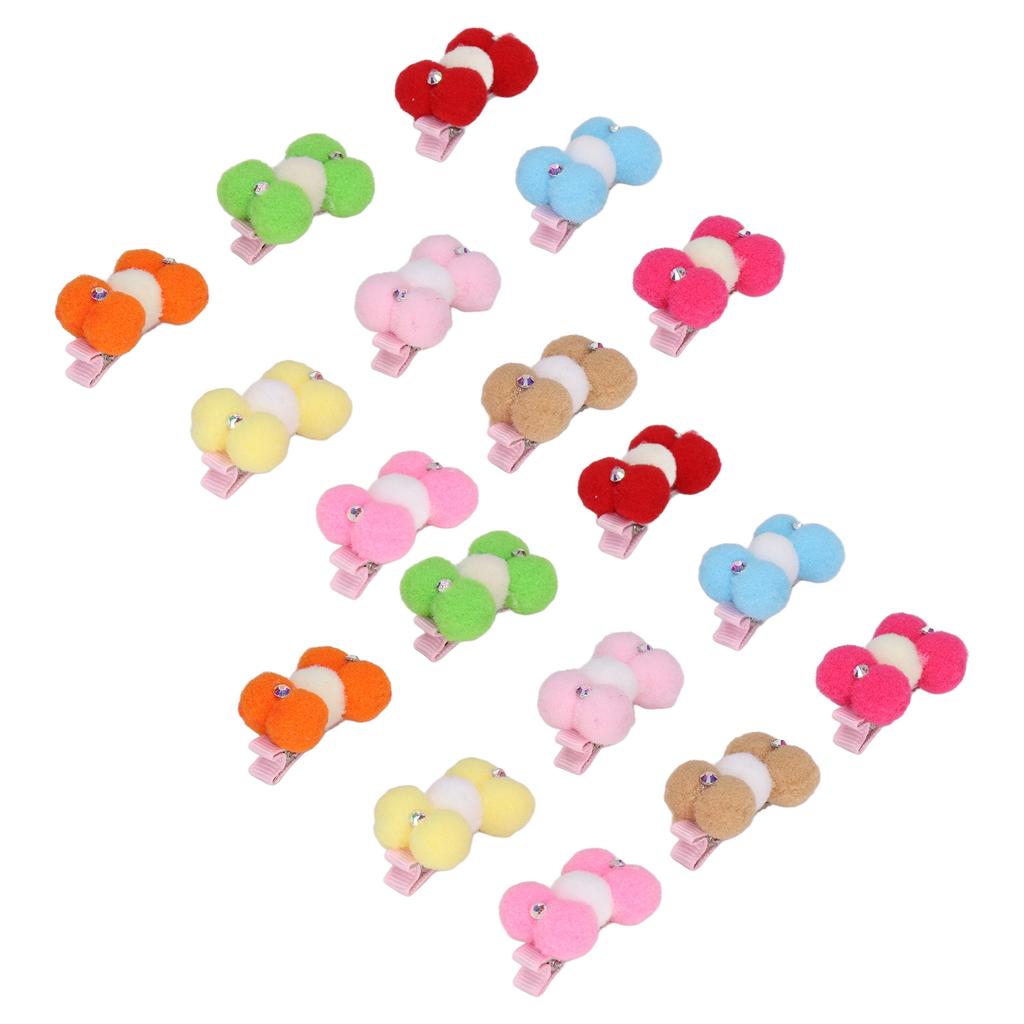 18 Pcs Dog Hair Bows Cute Stylish Attractive Compact Pet Hairpin for Pets Cats Dogs
