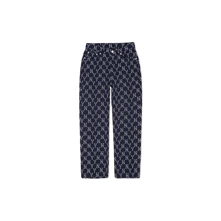 

New MLB Mlb Old Flower Jeans Women s Dark Blue 3FDPM0424 XS