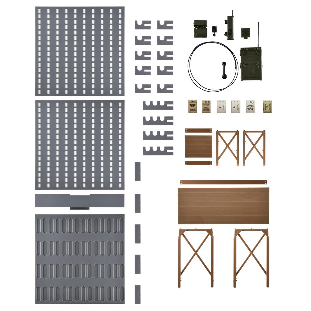 TOMYTEC Little Armory STUDY1942 LD043 Command Post A Plastic Model