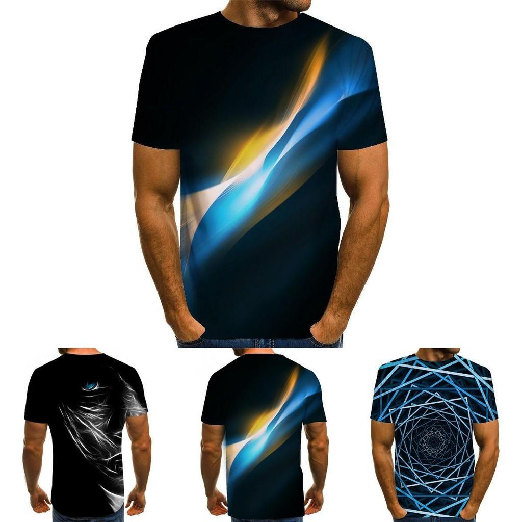 Lebhaftes Lustiges Hypnose 3D T-Shirt Für Männer Und Frauen Mit Weichen Lässigen Kurzen Ärmeln