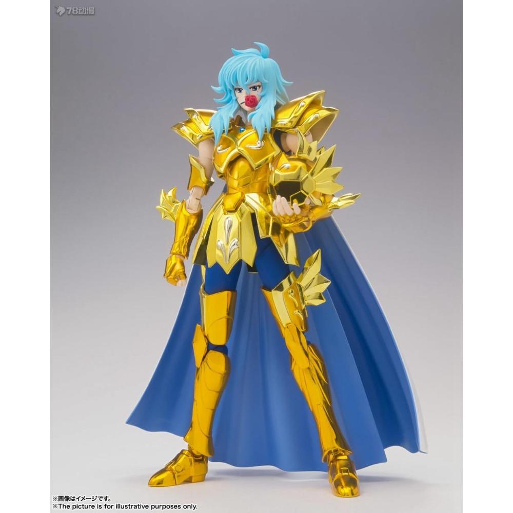 19CM Anime Saint Seiya Figure Gold Myth Cloth EX SaGa Aphrodite Aries Mu Izou Milo Model Toy Gift Collection Aciton Figure