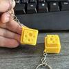 ElegantCheese Keyboard Fidget Keychain Clicker Fidget Sensory Toy Stress Relief Anxiety ADHD Decompression Gifts For Kids Adults