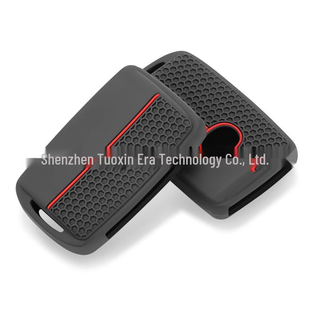 Silicone Key Case for Mazda Axela 3, CX-5, CX-30 - Honeycomb Texture Remote Cover