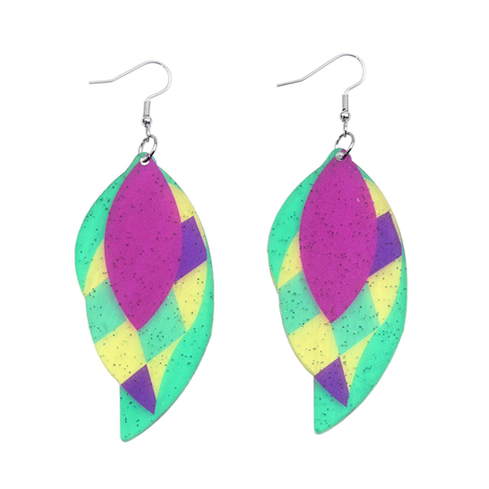 

Mardi Gras Carnival Earrings Colorful Tassels Mask Dangle Earrings for Women Girls Crown Drop Earrings Holiday Jewelry 4