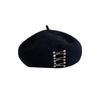 Women's Elegant Vintage French Style Winter Berets Classic and Plain Design for Fashion  for Ladies and Girls