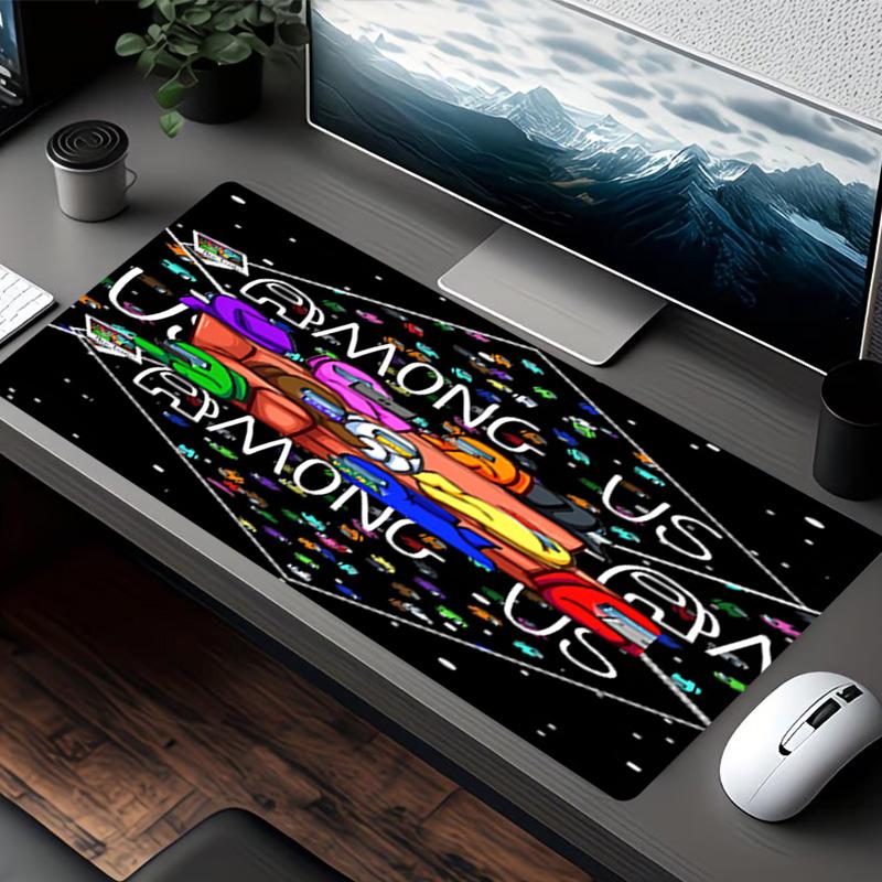 Among Us Print Mouse Pad, for Keyboard Pad Laptop PC Mat for Office Home Use, Desk Decor, Perfect Birthday Gift for Gamers