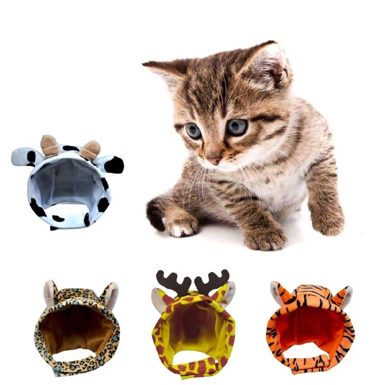 Pet Hat Cute Animal Shaped Headwear Pet Photo Props Suitable for Cats and Dogs