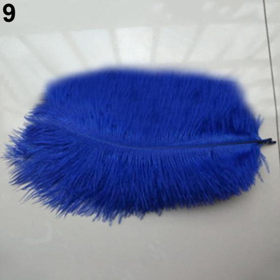 15 Pcs Natural Ostrich Feathers Colored Soft Feather for Clothes Wedding Decor