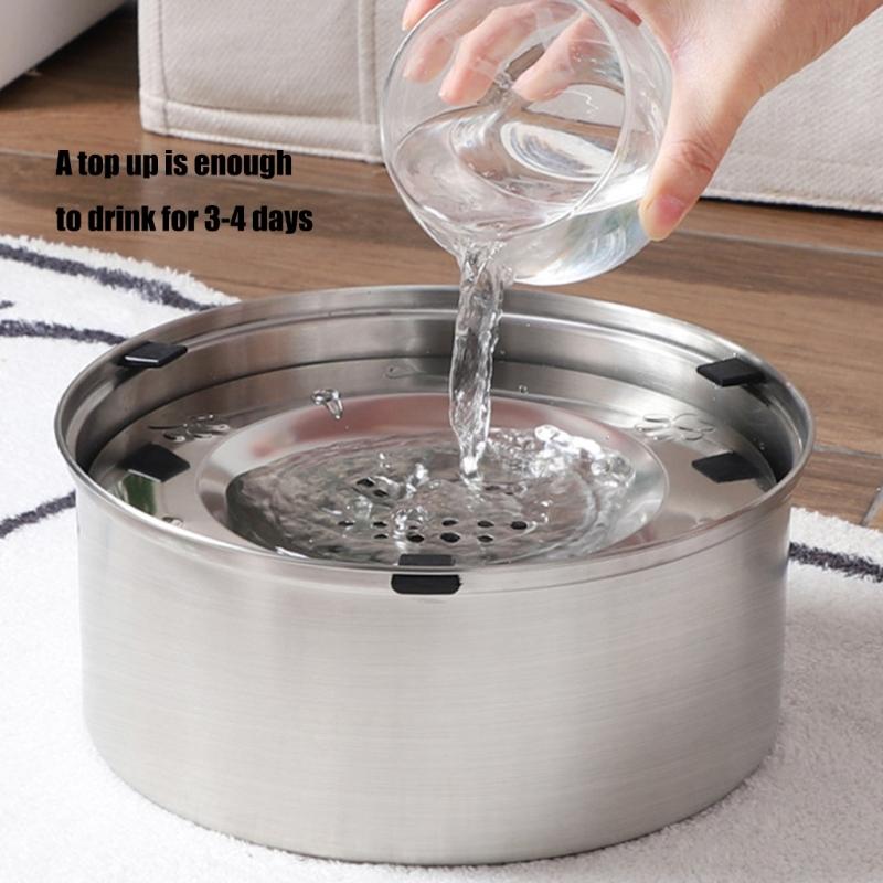 Dogs Water Dispenser Spill Proof Bowl Spill Proof Design for Big Dogs Slip Resistant Dishwasher Safe