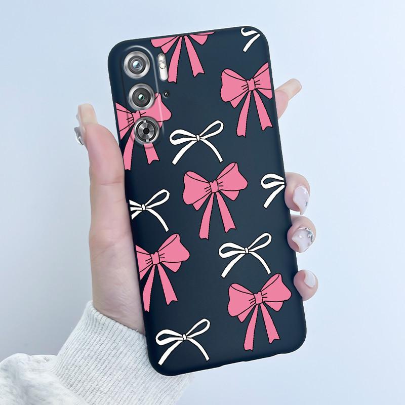 Phone Case For ZTE Nubia Red Magic Redmagic 9 9S Pro Plus 5G Case Cute Love Rabbit Protective Black matte TPU Soft Cover Casing