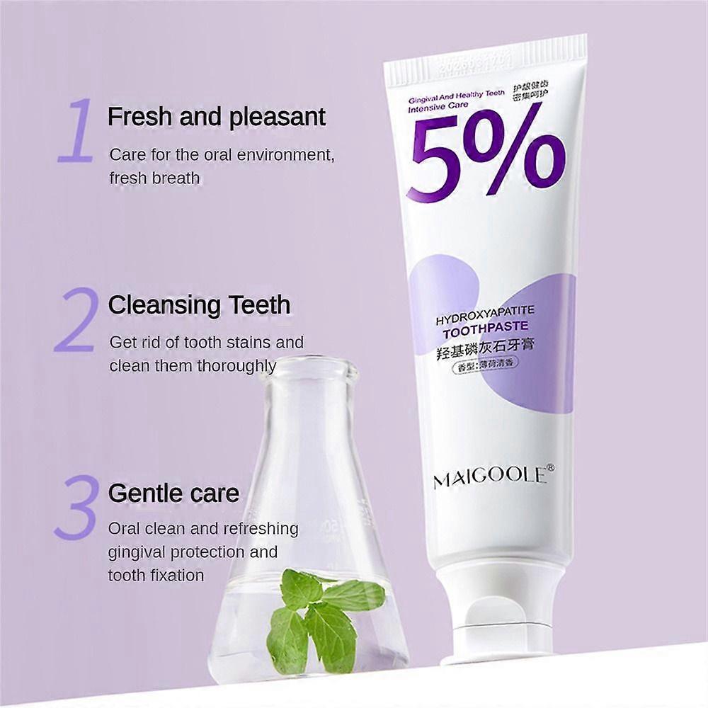 3pcs Hydroxyapatite Toothpaste Probiotic Whitening Toothpaste 100g