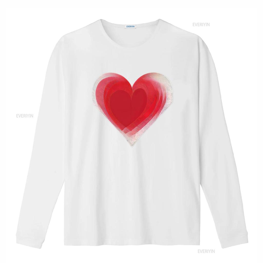 Red Heart Summer T Shirt for Women with Cool Prints National Parents Day S Vintage Washed Fashion Streetwear Breathable