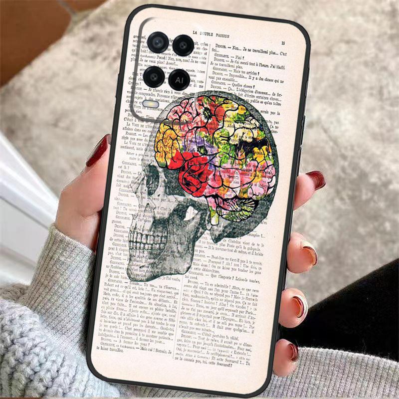 Medical Human Organs Brain Kidney Case For Oppo A60 A80 A40 A5 Pro A15 A16 A17 A57 A77 A94 A74 A54 A76 A96 A18 A38 A58 A78 A98