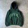 American Retro Star Print Men's Zipper Hoodie Sweatshirt