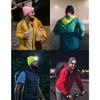 Hat with LED light on the front and back, USB rechargeable headlamp with 3 brightness levels, knitted hat with light for jogging, camping, cycling