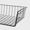 Multipurpose Hanging Iron Wire Basket Kitchen Organizer Cabinets Desks Storage Basket Rack L/M