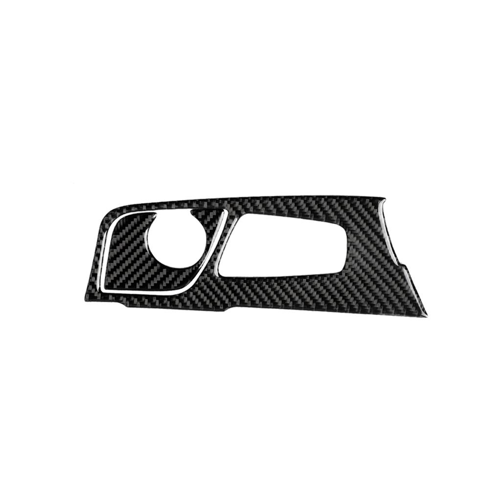 For BMW 5 Series G30 2018-2022 Accessories Carbon Fiber Interior Car Central Control Gear Shift Panel Trim Cover Decor Stickers