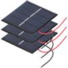 3Pcs 0,45 W 2V Mini Solar Panel Zellen Micro Wired Polysilizium Solar Panel DIY Batterie