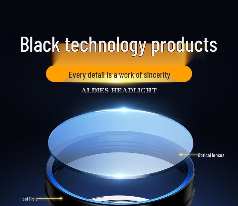 Rechargeable LED Headlamp: High-Intensity, Long-Range for Outdoor, Camping, Fishing, Home Emergency.