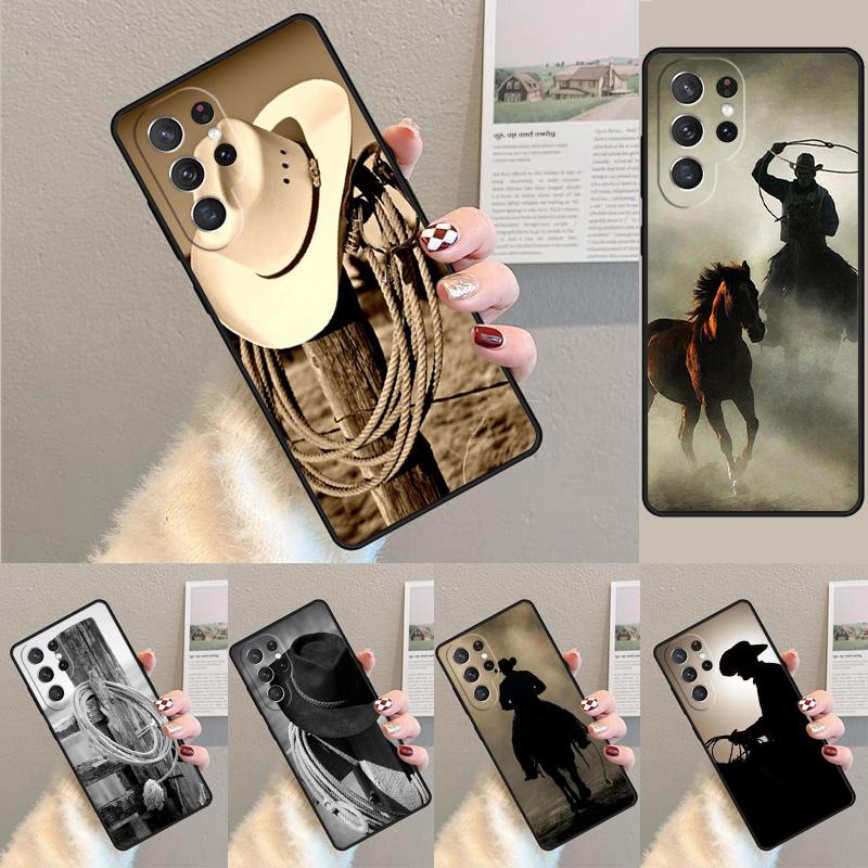 Extreme Sport Rodeo Cowboy Lasso Phone Case for Samsung Galaxy Note 10 Pro S26 Ultra S23 S24 FE S25 S21 S22 PLUS Shockproof Cove