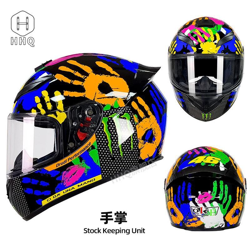 Motorcycle Helmet Four-Season Bluetooth Full Men's 3C/DOT Certification New National Standard