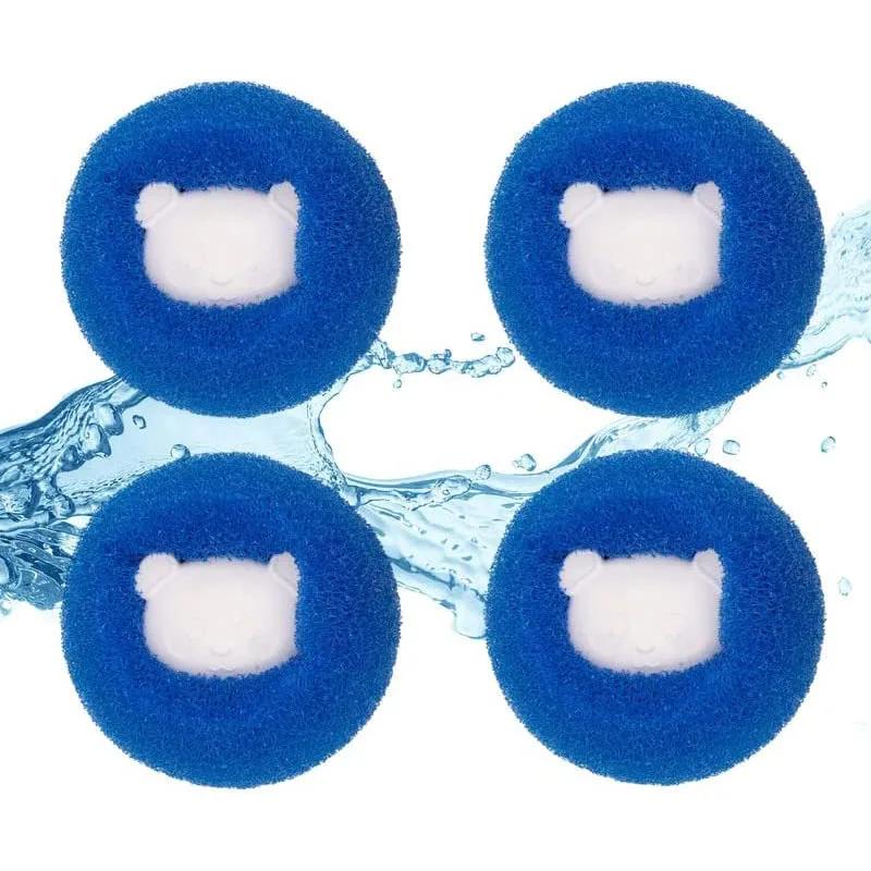 30pcs Reusable Pet Hair Remover Laundry Balls Dog Cat Fur Lint Catcher Washing Machine Filter Cleaning Tool Hair Remover Kit for Pets