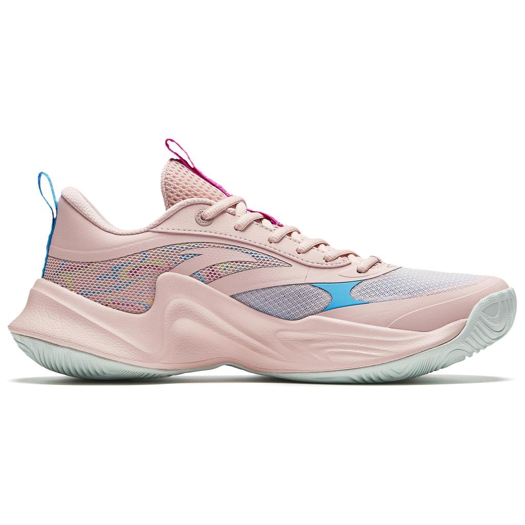 Anta Heat Wave Cement Nemesis Fashion Comfortable Non-Slip Wear-Resistant Low-Top Basketball Shoes Men Sneaker Pink Blue 912421604S-5