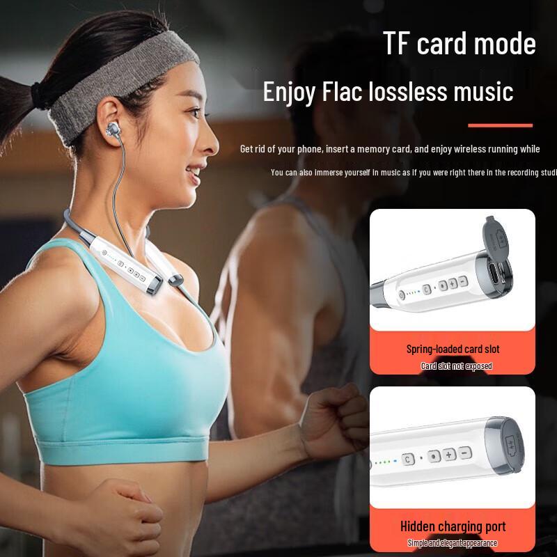 OKSJOKSJ A12 Wireless Neckband Sports Bluetooth Earphones