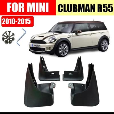 Mud Flaps for Mini Coopers Clubman R55 Mudguards Fender Mud Flap Splash Guard Fenders Mudguard Car Accessories Front Rear 4 Pcs