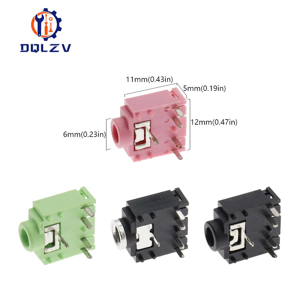 5/10PCS Headphone Jack Socket 3F07 PJ-307 PJ307 3.5mm Stereo Jack Socket 3.5 Audio Earphone Jack Connector
